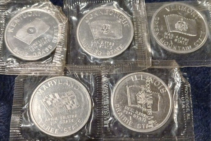 Vintage Collectible 2006 United States Tokens.