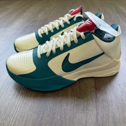 Nike Kobe 5 Protro Caitlin Clark Coconut Milk Spruce IZ1852-100 Size 6.5 New