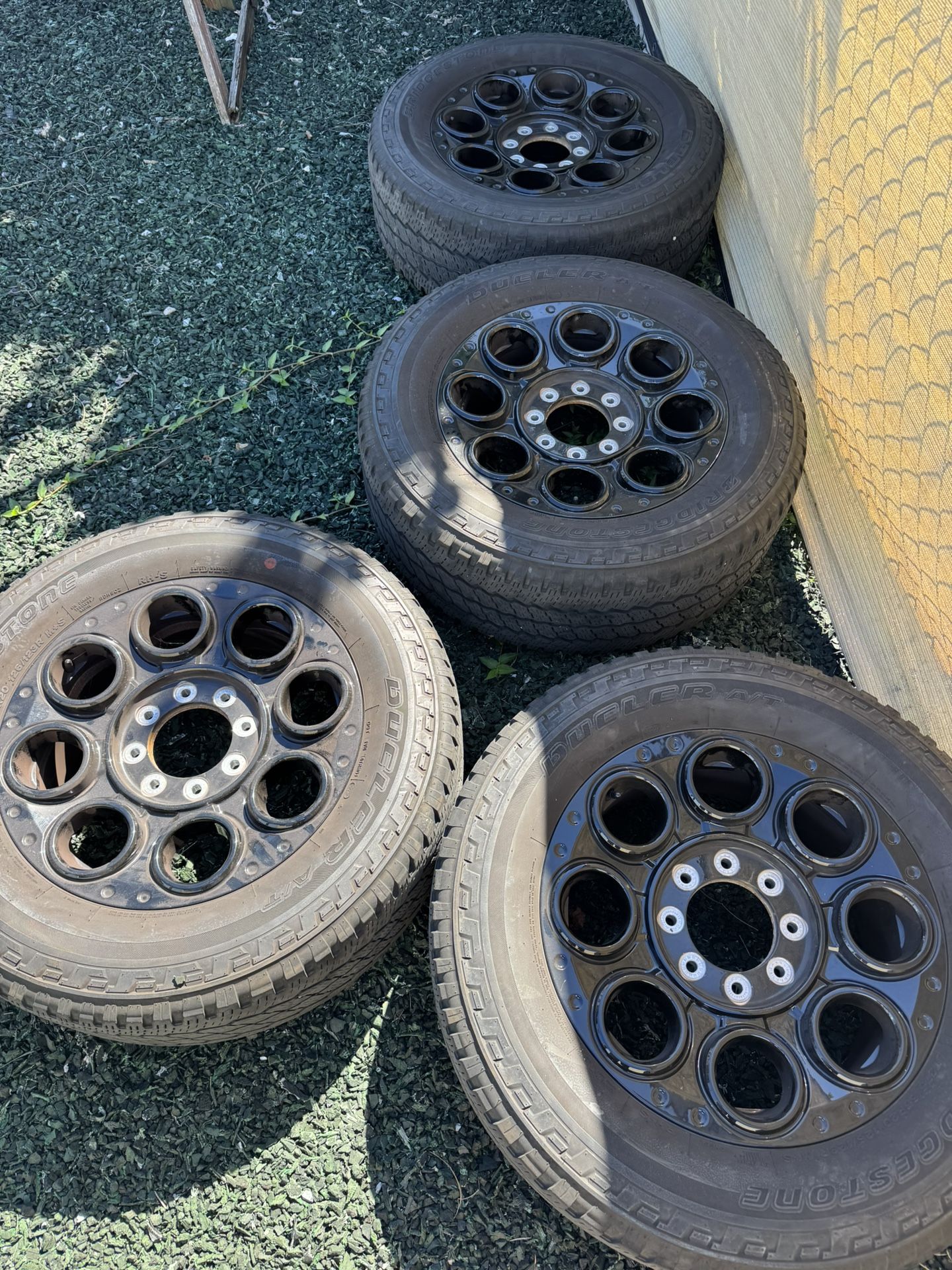 2023 Ford F250 F250 Super Duty 20” OEM Gloss Black Wheels with Tires