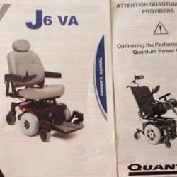 Quantum J6 Pride Mobility Motorized Wheelchair 