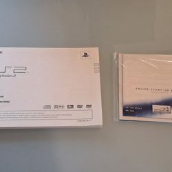 SONY PS2 (PLAYSTATION) INSTRUCTION MANUAL & ONLINE START UP DISC!!!