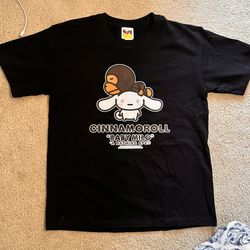 BAPE A Bathing Ape Sanrio Hello Kitty Cinnamoroll Men’s Large Collab T Shirt