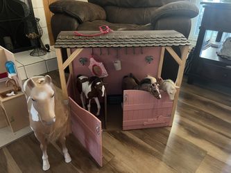 Huge Lot Of Horse Toys