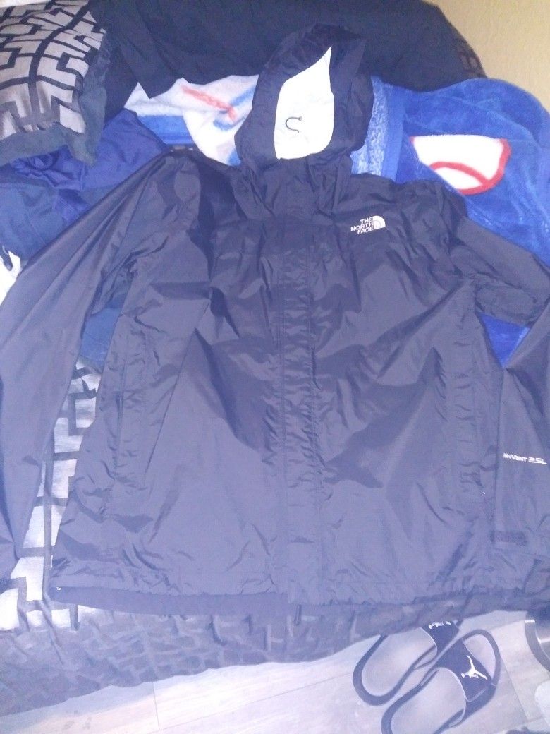 The North Face Hyvent Jacket Waterproof weatherproof Hoodie Zip Up