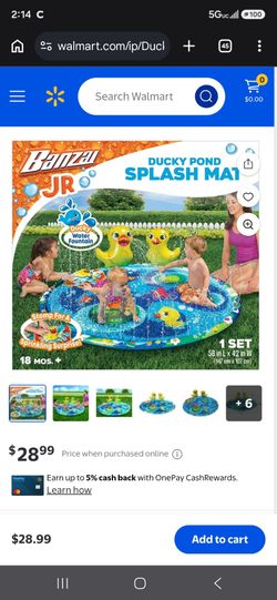 Splash pad matt ducks