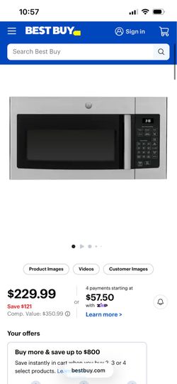 Over the range Microwave