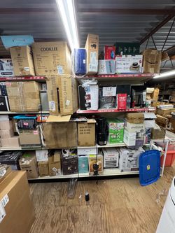 Tons of name brand houseware and appliances!