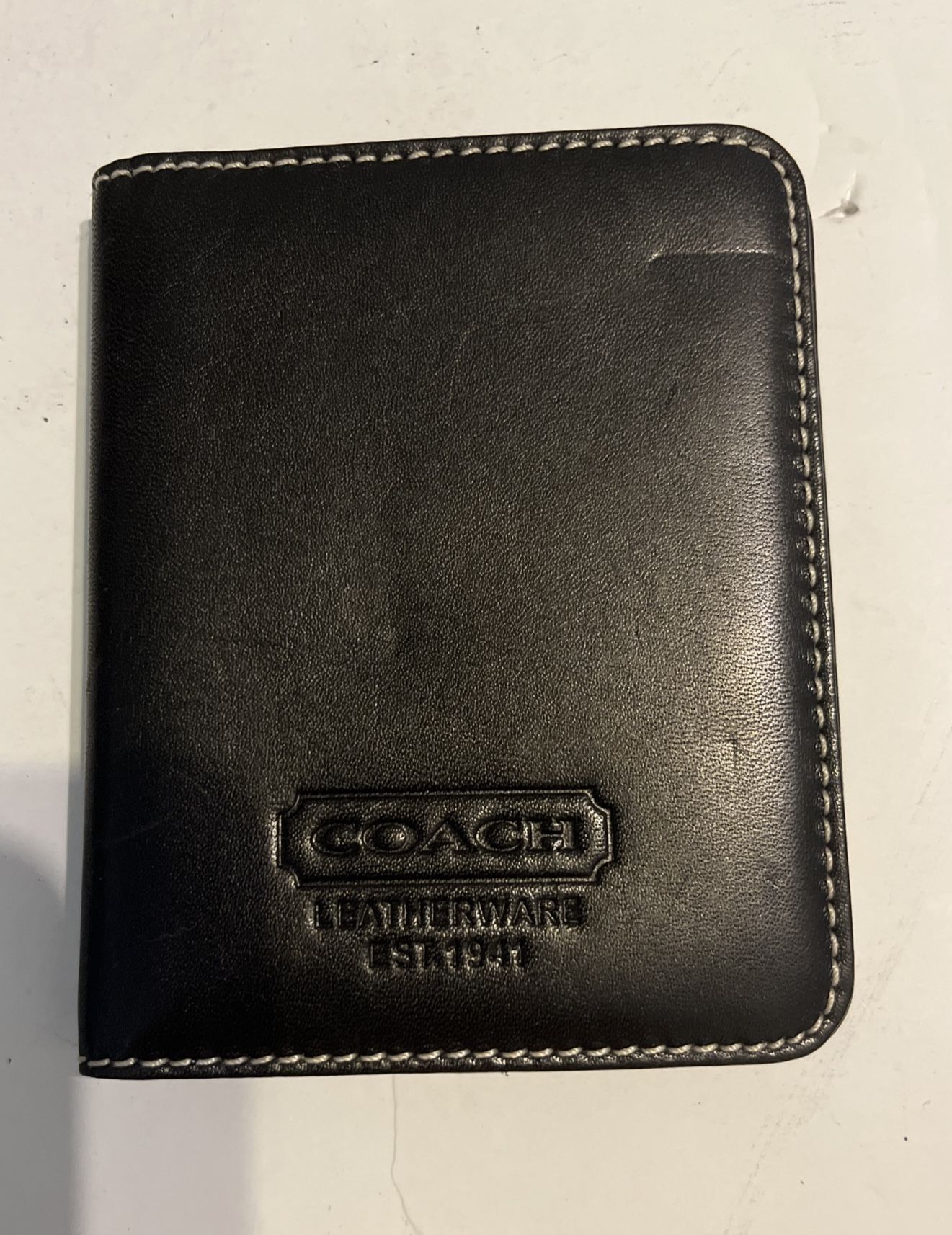 New Men's Coach Bifold ID Wallet, Never Used