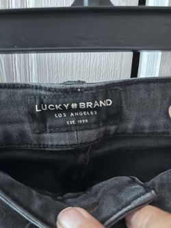 Lucky brand jeans, size 4 black