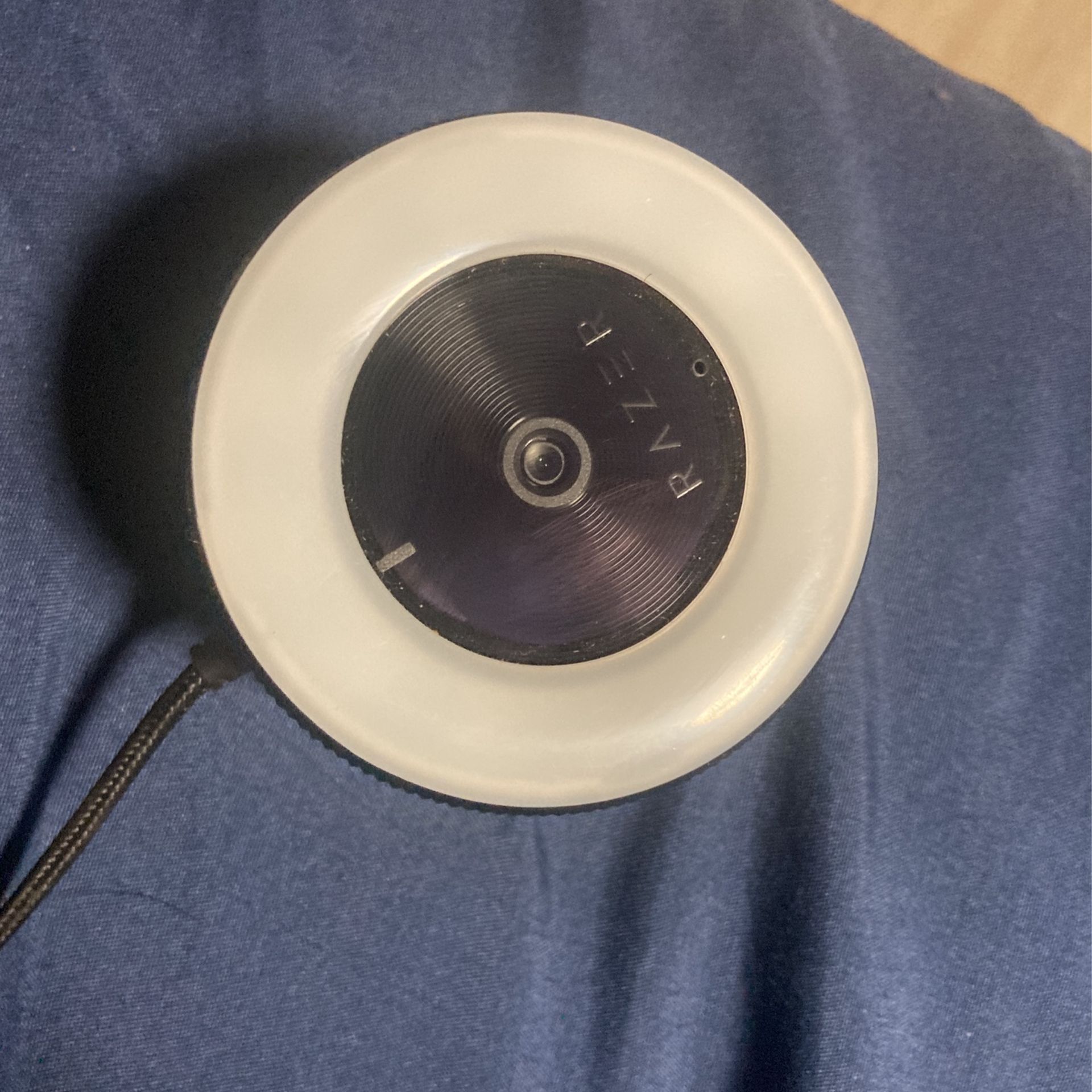 White And Black Razer Webcam