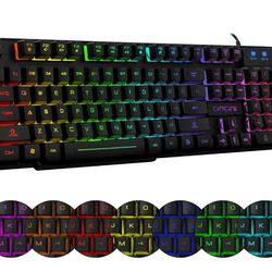 ⌨️ CHONCHOW RGB Gaming Keyboard – New Backlit / Teclado Gamer Nuevo ✨