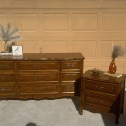 Henry Link Solid Wood French Provincial Dresser And Nightstand. Free Delivery
