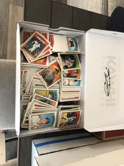 Show Box Full Of Baseball Cards
