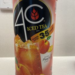 New 4C Peach Iced Tea Mix (5lb 2.6oz)