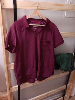 Purple scrub top