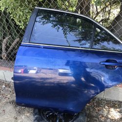 REAR LEFT DOOR (DRIVER SIDE) 2007-2011 TOYOTA CAMRY (blue).