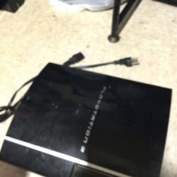 PS3 Fat Comes With Power Supply No Controller 160GB