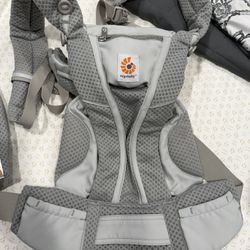 Ergo Baby Baby Carrier Wrap Omni Breeze Grey And Mobi Baby Wrap 