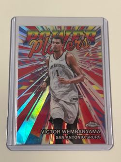 Victor Wembanyama - Power Players Refractor Card #PP-5