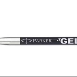 Parker Quink Gel Black Ink Refill For Retractable Pens Medium Point (Pack Of 1)