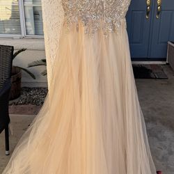 Prom Dress - Champagne 