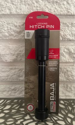 Tow Smart Barrel Receiver Lock, 1/2in and 5/8in Pin, 4in Span, Black, 7305, Includes 2 Keys