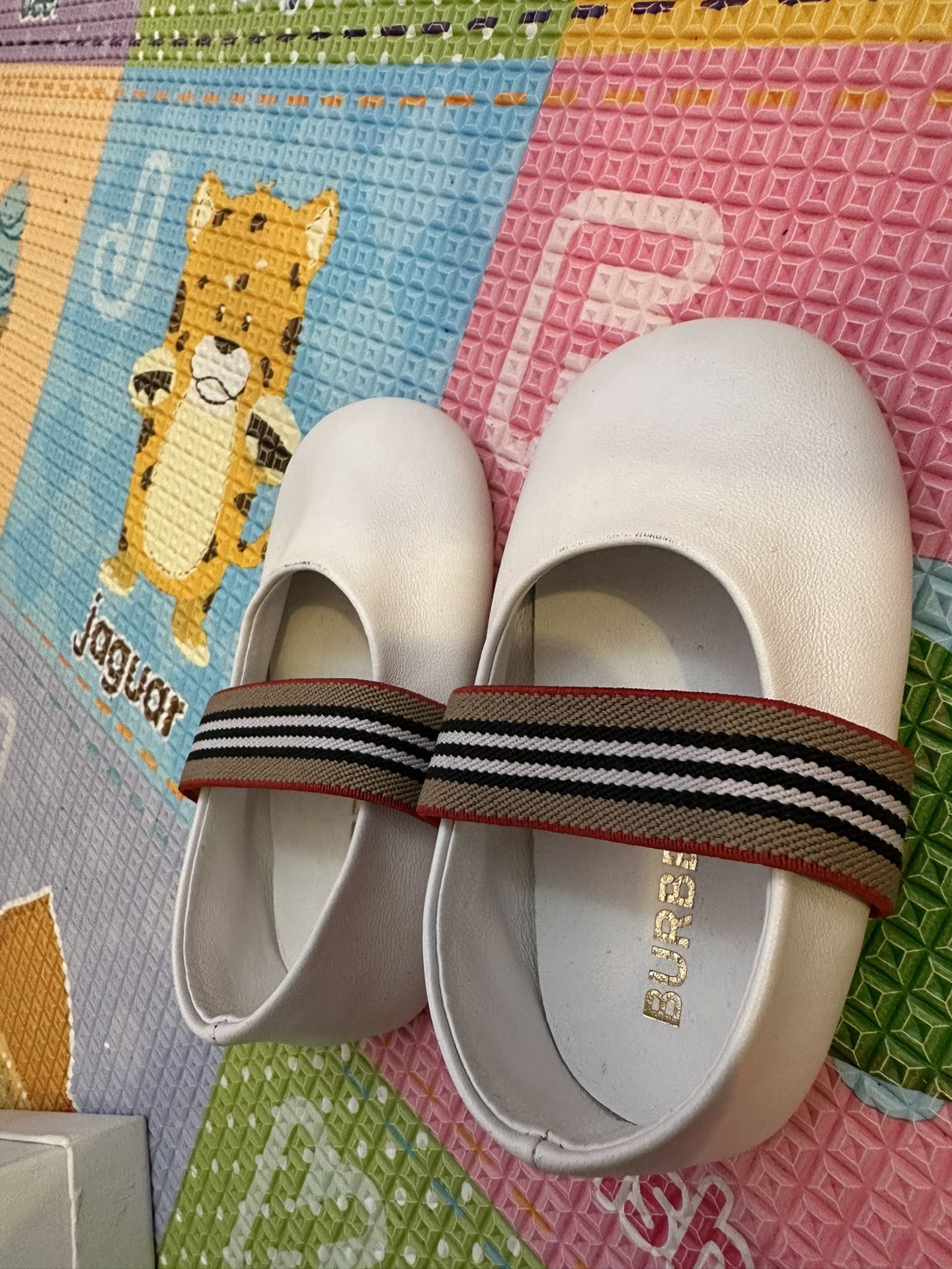 Burberry Ballerina Stripes Baby Shoes
