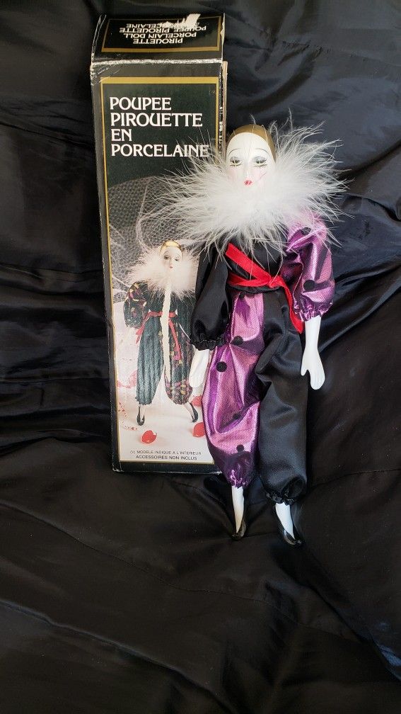 Pirouette Porcelain Doll 10 1/2" in box. Excellent condition!
