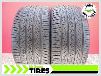 2 PIRELLI SCORPION ZERO A/S TO TESLA PNCS XL 285/35R22 USED TIRES 8.6/32 TREAD