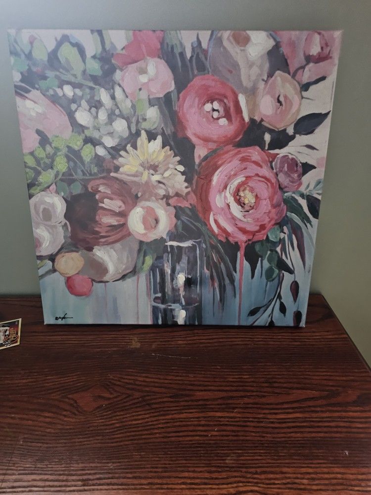 Floral Painting Canvas