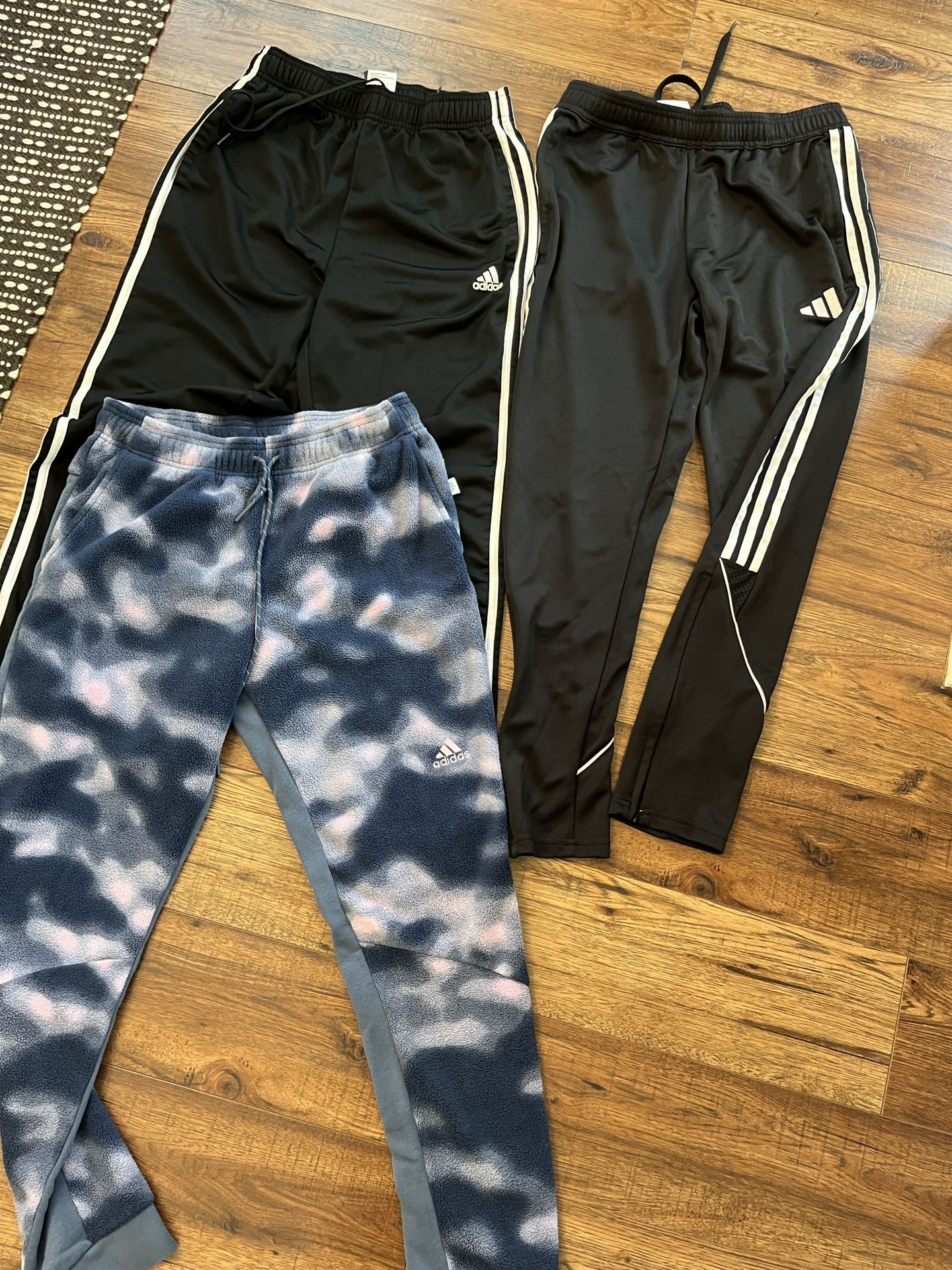 Lot of 3 pairs-$20 total Like new Adidas Mens Pants
