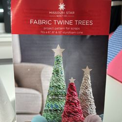 Holiday Craft Kit - Fabric Twine Trees