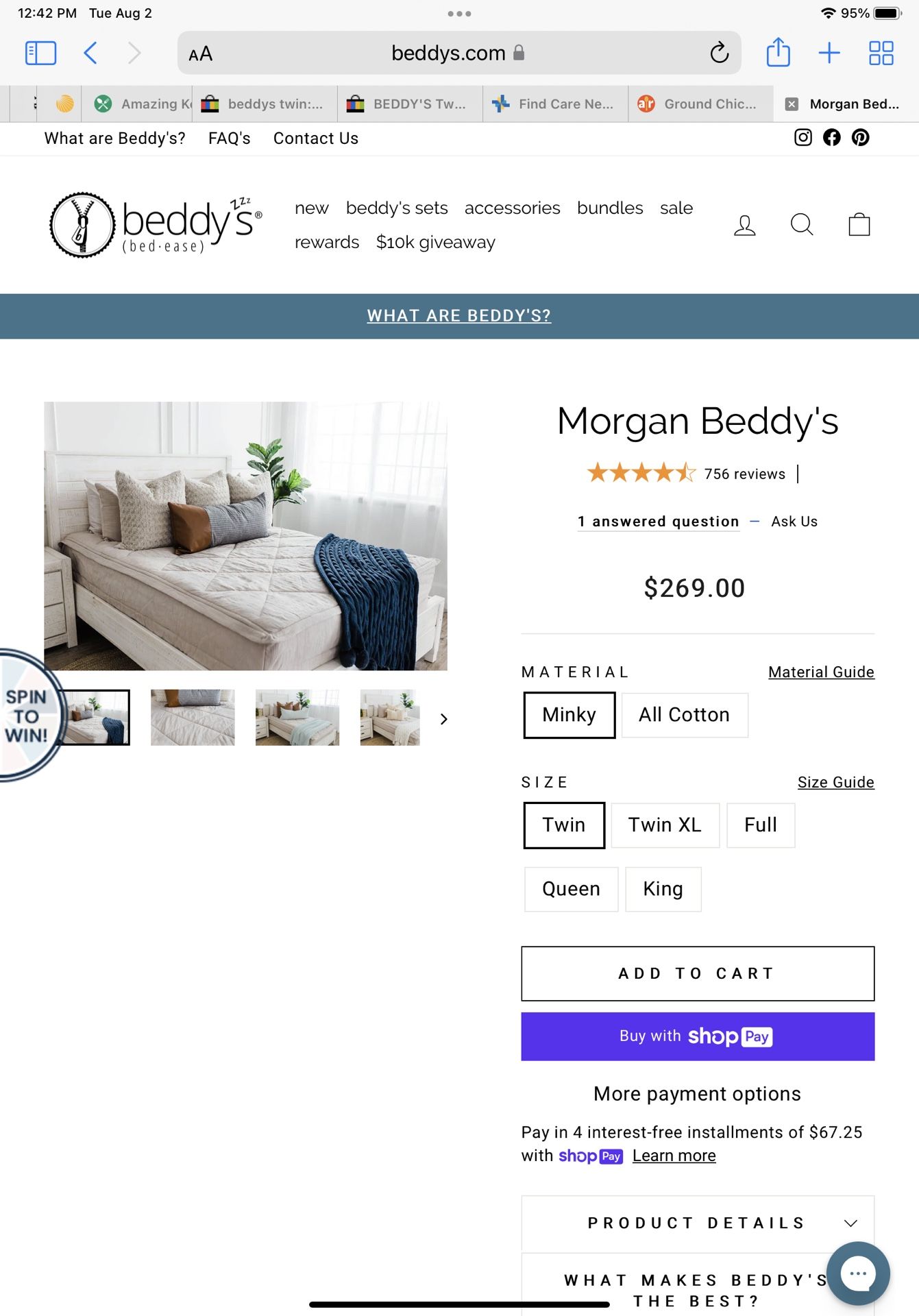 Beddy’s Twin Size
