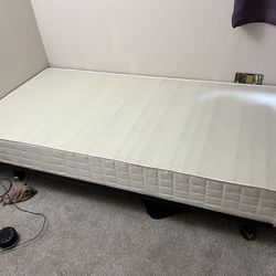 Twin Size Box Spring And Frame 