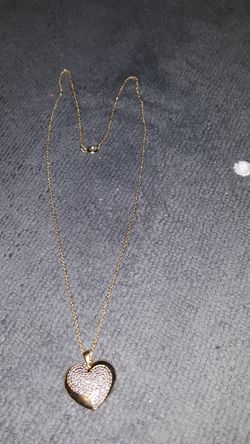 Heart Gold Necklace.