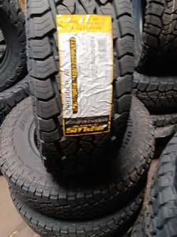New set of tires 275 70 18 lt