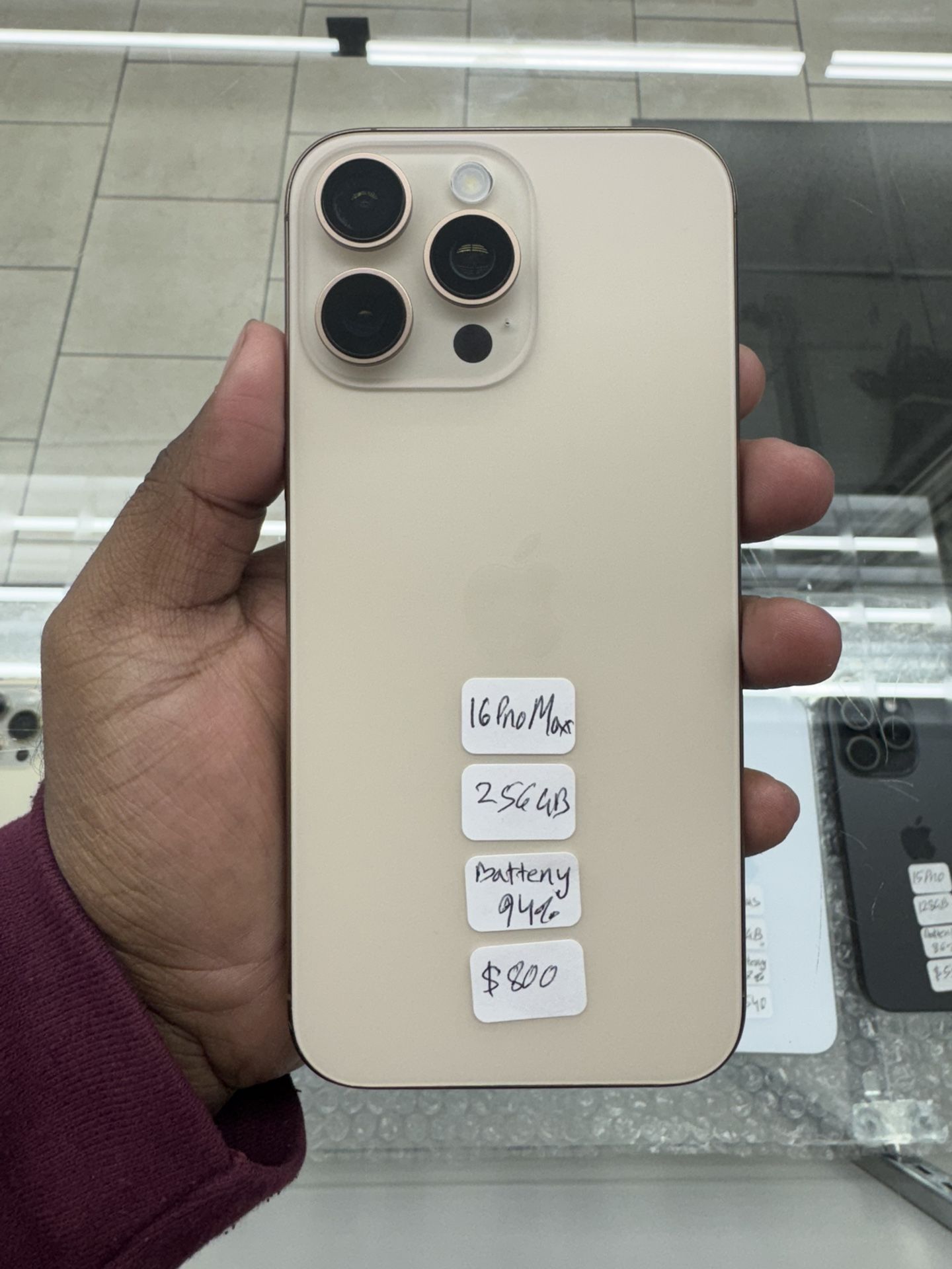 iPhone 16 Pro Max | 256 GB | Factory Unlocked