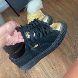 puma suede platform 
