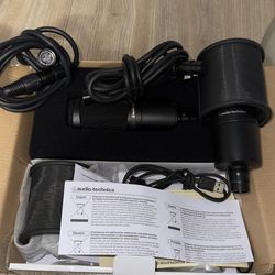 Audio-Technica AT2020 Condenser Microphones (2)