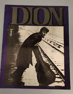 Dion Concert Tour Program Booklet