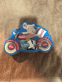 1999 Coca-Cola Tin Box Motorcycle
