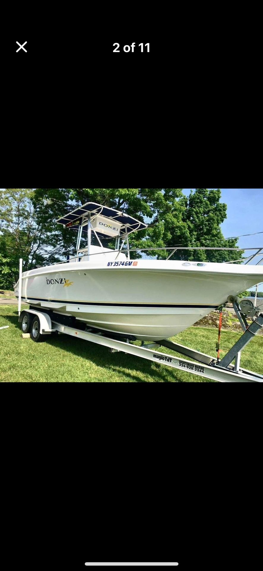 Donzi ZF 23 2001 220 Hours W Trailer-Fresh Water