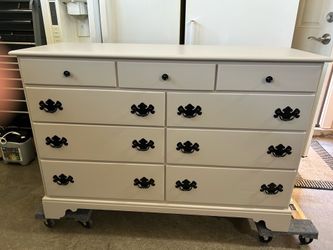 Nine drawer dresser