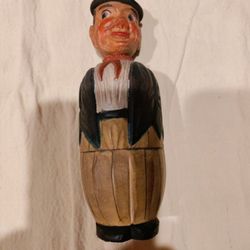 Vintage Hand Carved Cork Screw