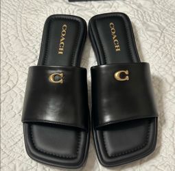 Coach Florence sandals in black