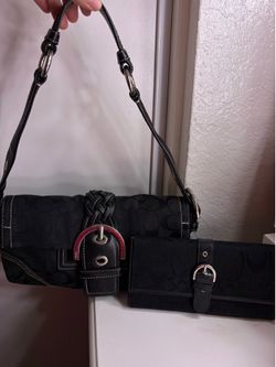 Vintage Soho Coach Bag with Wallet