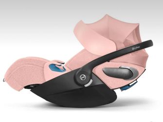 Cybex Infant Car Seat Pink Cloud T with base