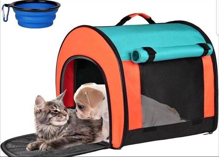 Large Pet Carriers, Big Cat Carrier Soft Sided,Puppies up to 30Lbs,P