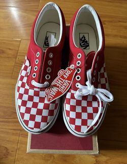 Vans Red Checkers SZ 9