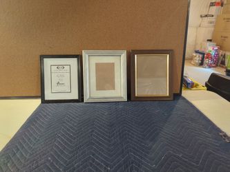 3ea. 8" X 10" Picture Frames